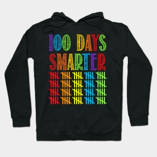 100 Days Smarter Kindergarten Teacher 100Th Day Of School Hoodie